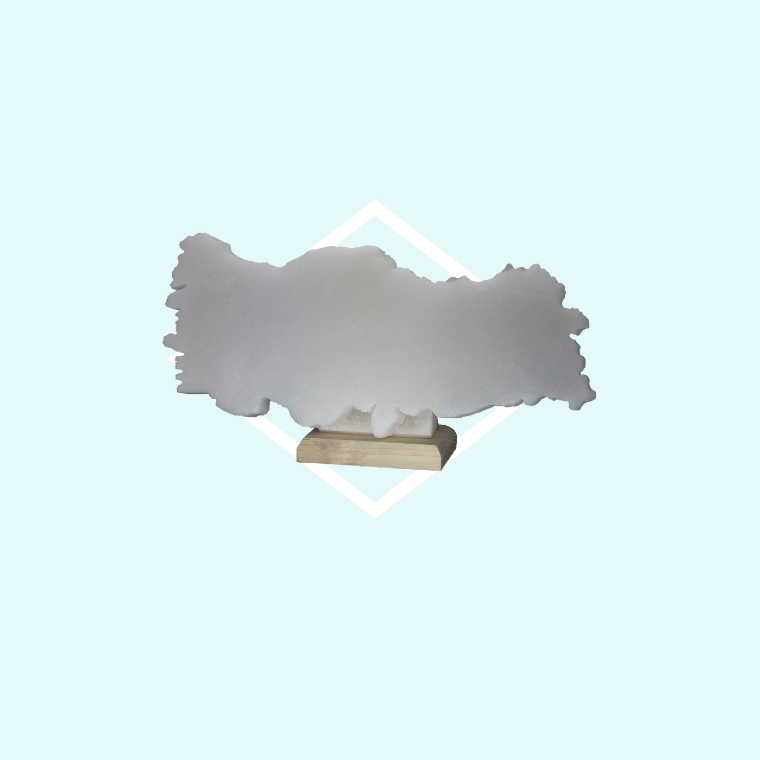 Türkiye Haritalı Tuzdan İsimlik